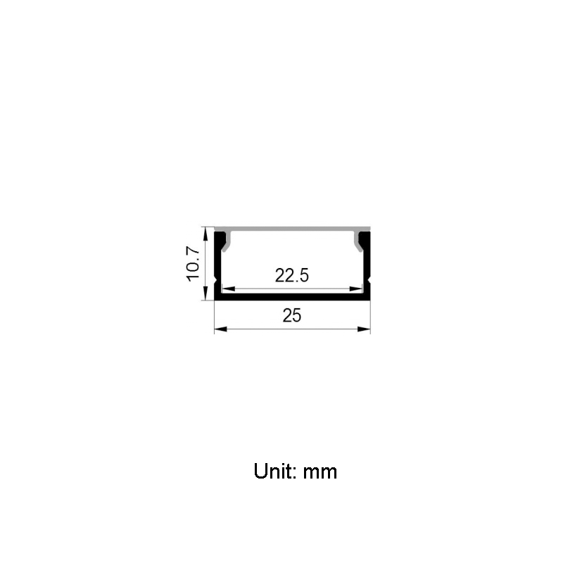 Aluminum LED Strip Channel For 20mm CCT LED Light Strip Aluminum LED Strip Channel For 20mm CCT LED Light Strip